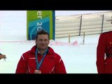 Super combined medals ceremony - Alpine skiing - Vancouver 2010 Winter Paralympics