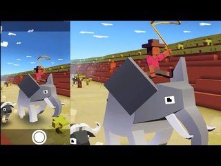 Ride a Buffalo Zebra Elephant and more Animal with Rodeo Stampede | Zoo Game for Chiledren