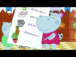 Peppa Hippo Supermarket  Shoping Cartoon Game For Kid