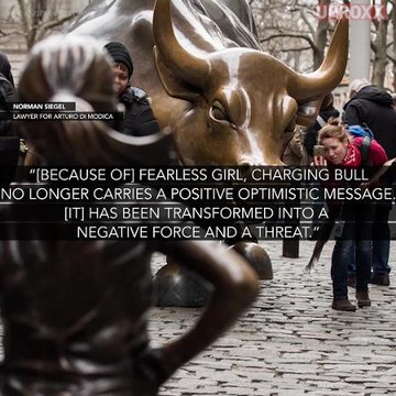 Charging Bull Creators Want The Fearless Girl Gone