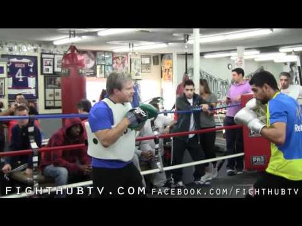 Amir Khan vs. Lamont Peterson: Khan Media Day-Wild Card Gym