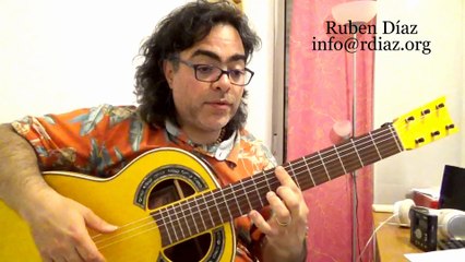 New Zyryab Tutorial 2/ Learning Paco de Lucia online / Ruben Diaz modern flamenco guitar lesson