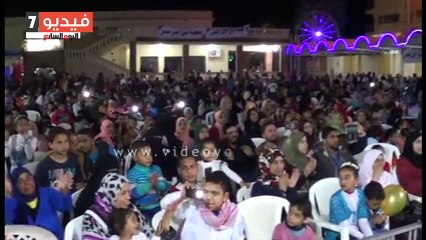 إقبال كبير من أهالى مطروح على الحفل الغنائى بالنادى الاجتماعى بمطروح