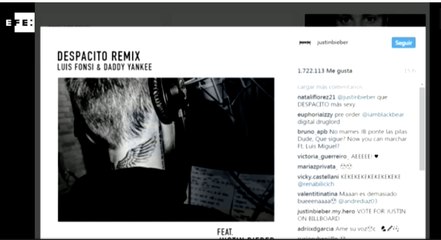 Justin Bieber graba en Bogotá nueva versión del éxito "Despacito" de Luis Fonsi