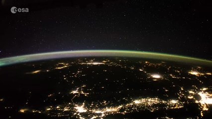California Seen From Space With Thunderstorm on the Horizon