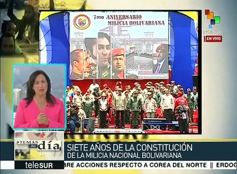Celebra Venezuela los siete años de la Milicia Nacional Bolivariana