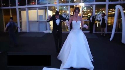 Muhteşem gelin damat düğün girişi