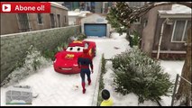 Şimşek Mcqueen ve Örümcek Adam , Afacan Süper Kahramanlar Olaf, Karda Araba Yarışı
