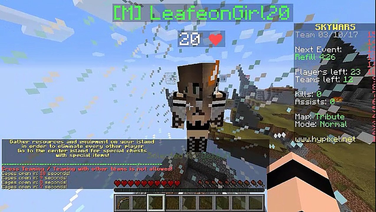 Matando Hack e Fugindo da Trap - skywars