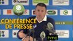 Conférence de presse RC Strasbourg Alsace - AC Ajaccio (4-2) : Thierry LAUREY (RCSA) - Olivier PANTALONI (ACA) - 2016/2017