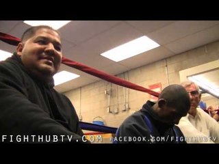 Yonnhy Perez "It will be a close fight but I hope my friend Abner Mares wins"