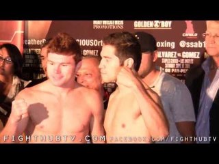Saul Alvarez vs. Alfonso Gomez- Los Angeles Weigh in