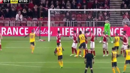 All Goals Middlesbrough 1-2 Arsenal - 17.04.2017 HD