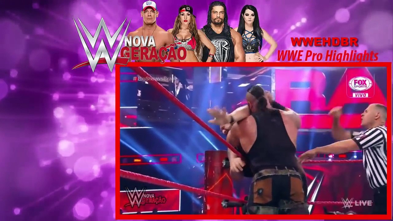 Big Show vs. Braun Strowman Raw 200217 PT-BR