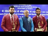 Rohit Sharma, Ajinkya Rahane conferred the Arjuna Award | Oneindia News