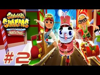 Subway Surfers: North Pole - Samsung Galaxy S6 Edge Gameplay #2