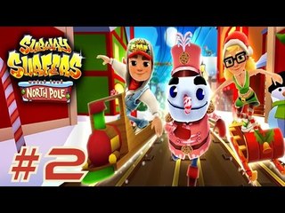 Subway Surfers: North Pole - Sony Xperia Z2 Gameplay #2