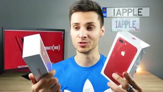 unboxing iphone 7 and  7 plus  red