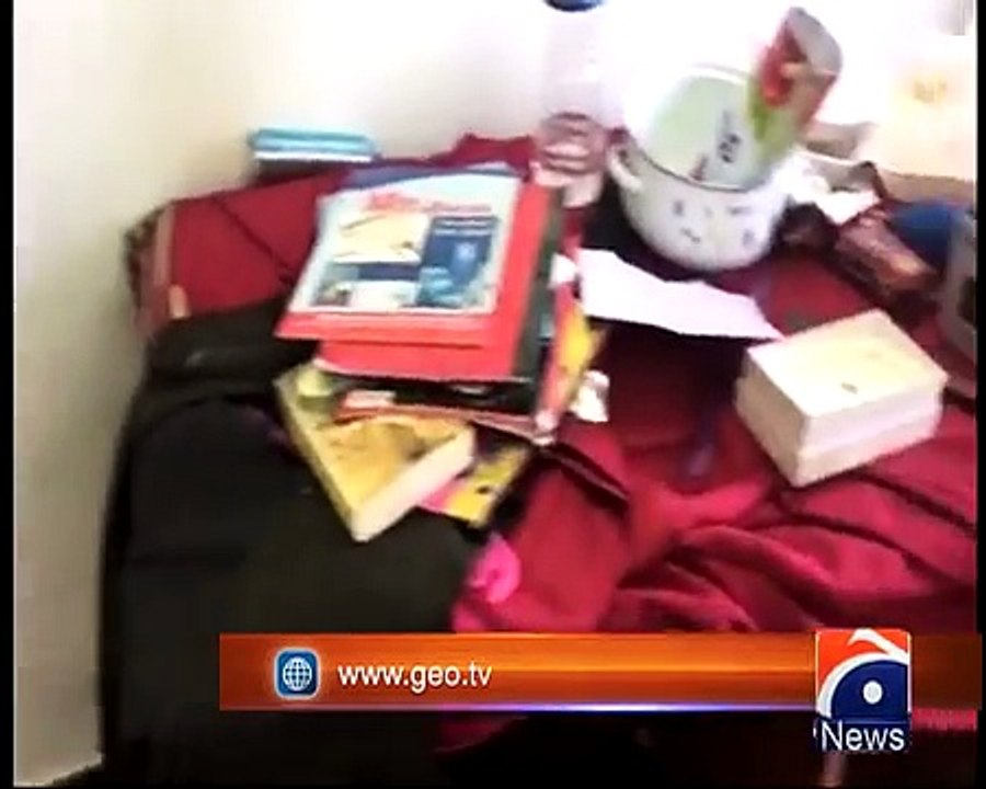 Inside the hostel room of Mashal Khan