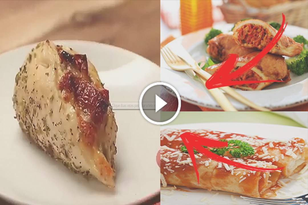 SUPER RECEITA DE FRANGTOMATE SECO DE FRANGO RECHEADO RÁPIDO E FÁCIL