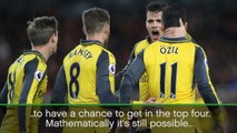 Perfection needed for top four - Wenger