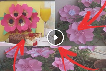 SUPER TUTORIAL DE COMO UMA FLOR LINDA E SUPER DECORADA PARA DAR DE PRESENTE RÁPIDO E FÁCIL