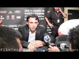 Chavez Jr. " (zbik) hable tonterias, yo gane sin duda"