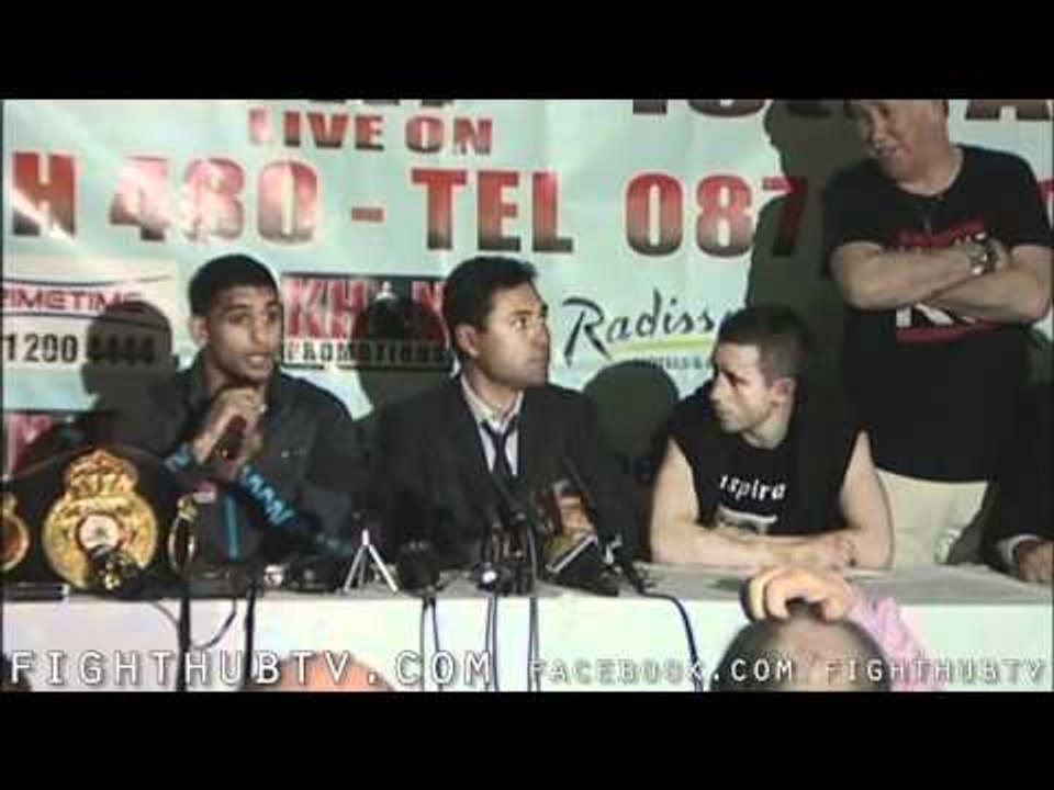 Amir Khan vs. Paul McCloskey: Post Fight Press conference