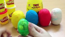 Play Doh Surprise Eggs - Kinder Surprise Cars 2 Thomas Spongebob Disney Pixar-5d12VbghDC0