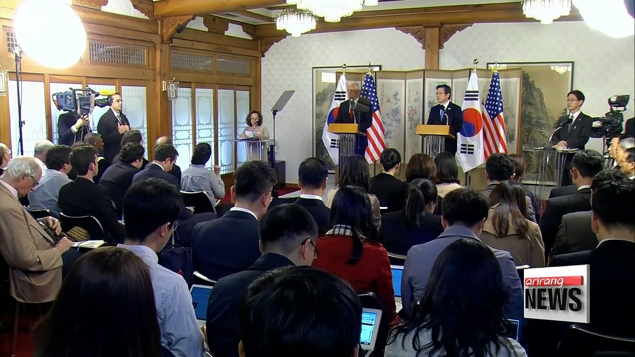 U.S. Vice President warns N. Korea not to test Trump's resolve