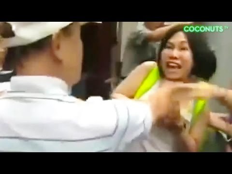 Elderly Man Sexually Harasses Occupy Hong Kong Protester | Shocking | Coconuts TV