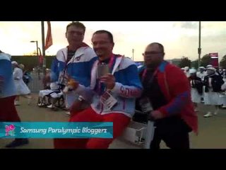 IPC Blogger - Slovakia take a shopping trolley, Paralympics 2012
