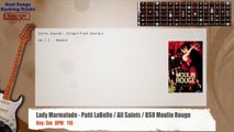 Lady Marmalade - Patti LaBelle / All Saints / BSO Moulin Rouge Guitar Backing Track