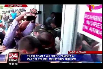 Caso José Yactayo: trasladan a Wilfredo Zamora a carceleta del Ministerio Público