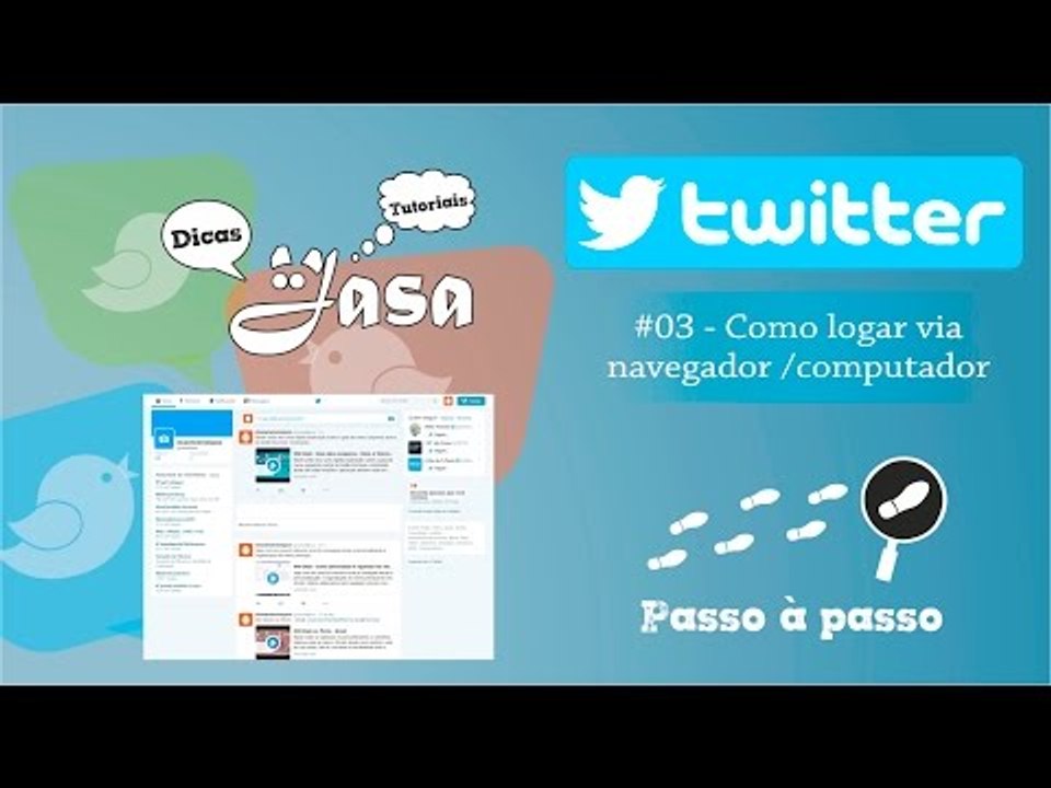 #03 Twitter - Como logar via computador