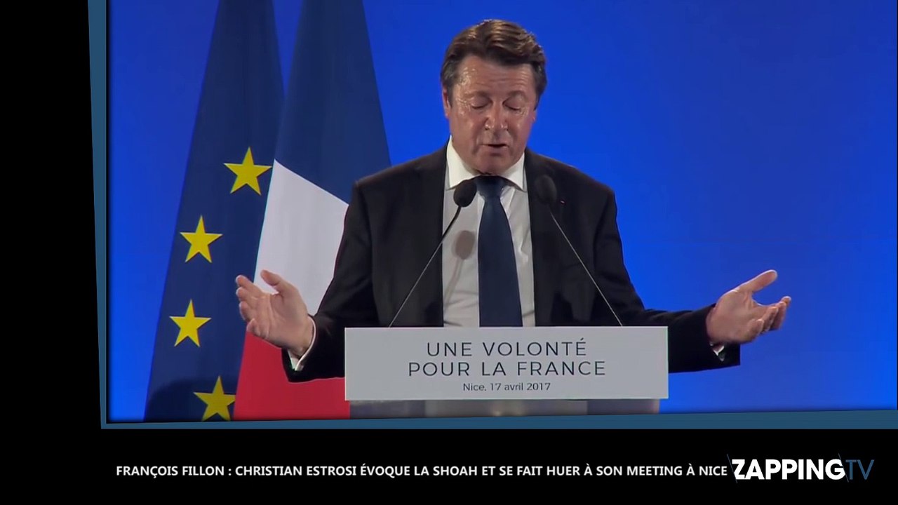 François Fillon : Christian Estrosi évoque la Shoah et se fait huer à son meeting à Nice (Vidéo)