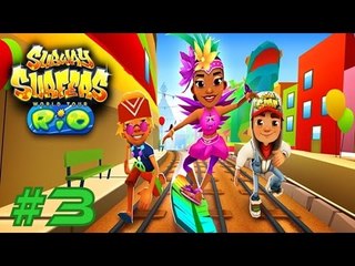 Subway Surfers: Rio - Samsung Galaxy S6 Edge Gameplay #3