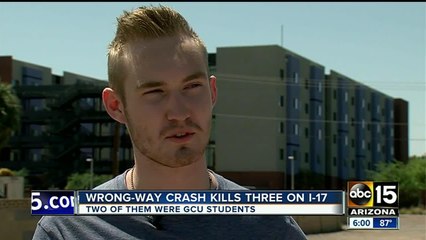 PD: GCU students killed in wrong-way crash