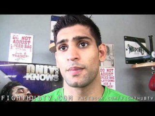 Amir Khan "(Judah) Is World Class But He Is Not At The Elite Level"