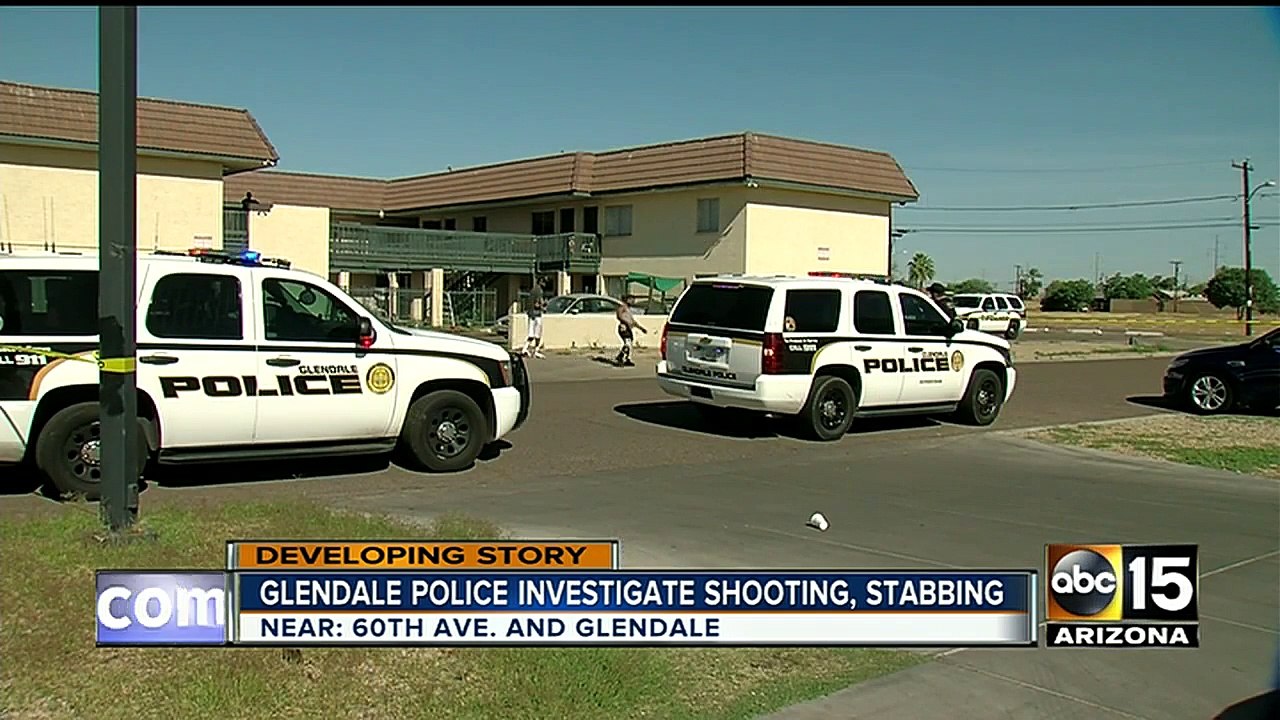 Stabbing leads to shooting in Glendale
