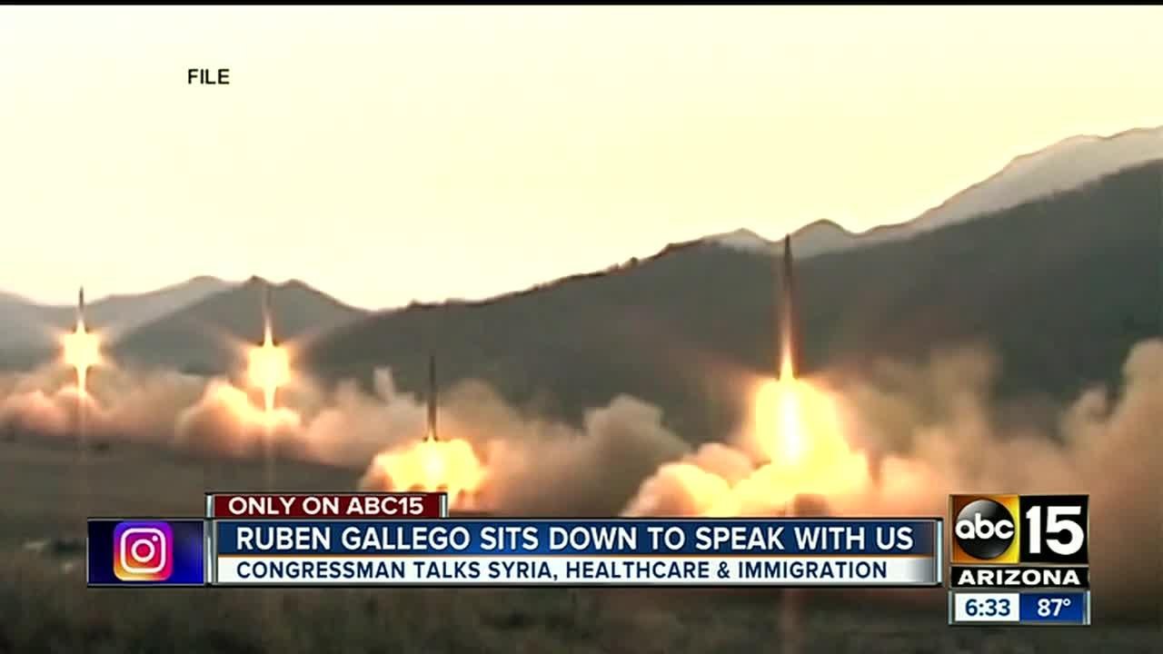 Congressman Gallego talks to ABC15 about border wall, health care