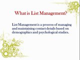 List Management services - B2B Capricorn