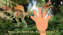 Finger Family Dinosaurs VS Farm Animals  Nursery Rhymes - Jurassic World Dinosau