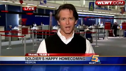 Emotional Marine Surprise Homecoming for little sisters senior week