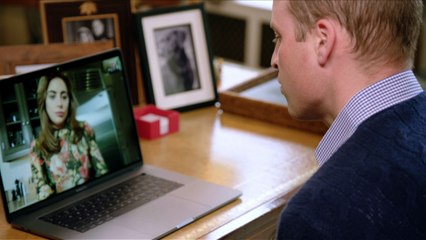 Le Prince William et Lady Gaga discutent santé mentale