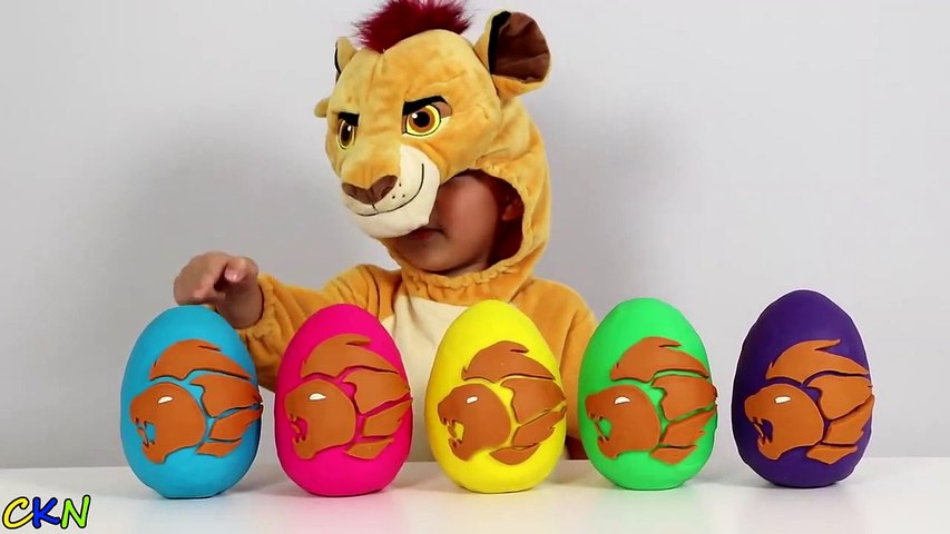 Disney The Lion Guard Play-Doh Surprise Eggs Opening Fun Wit