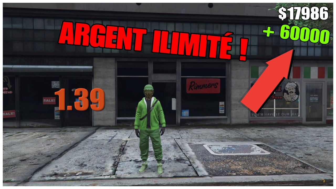 ARGENT ILIMITÉ POUR LES PAUVRE ! GTA 5 ONLINE 1.39