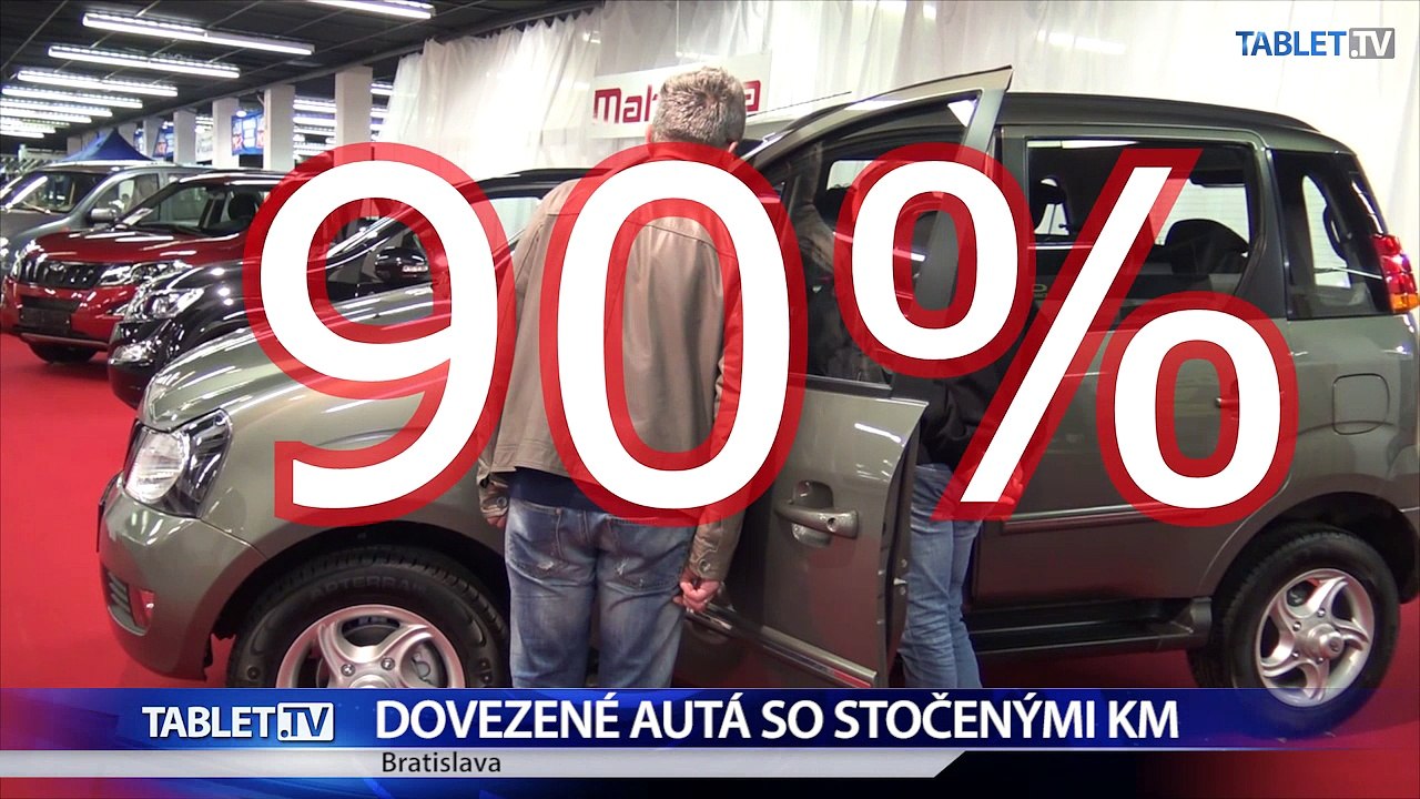 Až 90 % ojazdených áut dovezených na Slovensko má 
