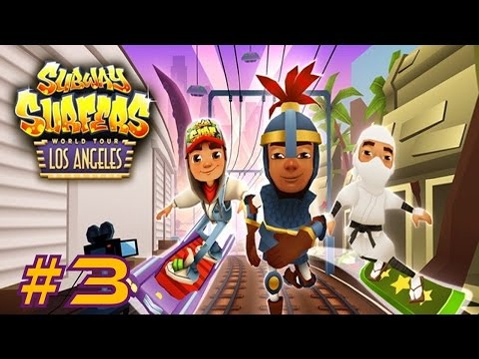 Subway Surfers: Los Angeles - Samsung Galaxy S6 Edge Gameplay #3