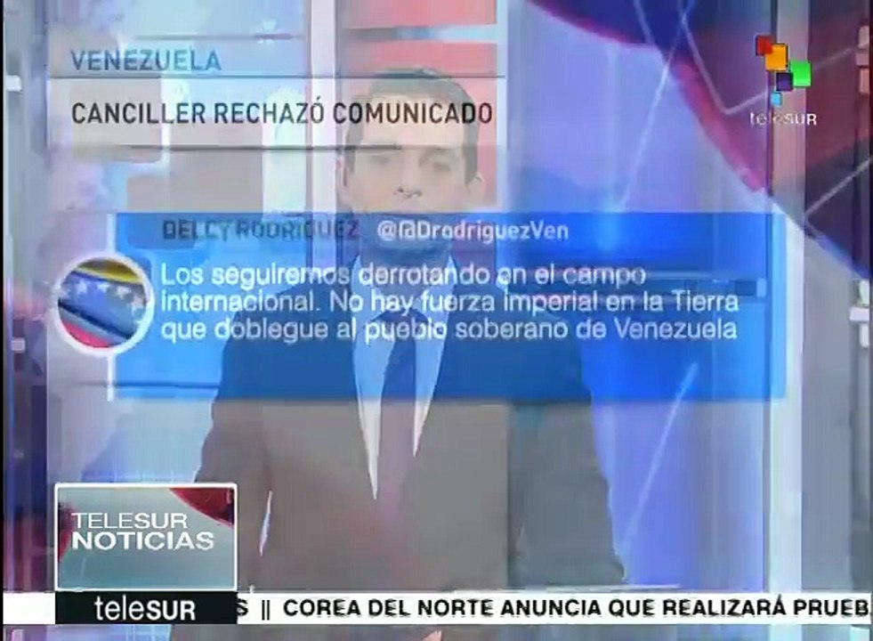 Venezuela rechaza la injerencia de once países latinoamericanos